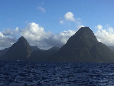 Two pitons St. Lucia